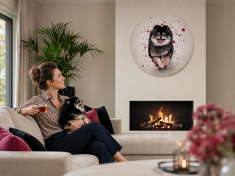 Ervaring van Lotte S; ze liet een handgetekend portret maken door Femke Puijman van Pets & Pictures