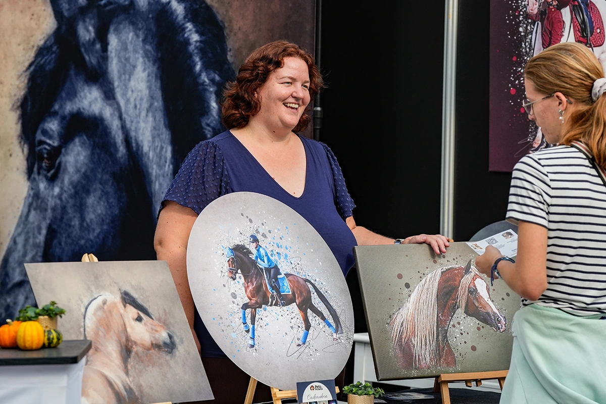 Femke Puijman - Paardenkunstenares tijdens Horse Event