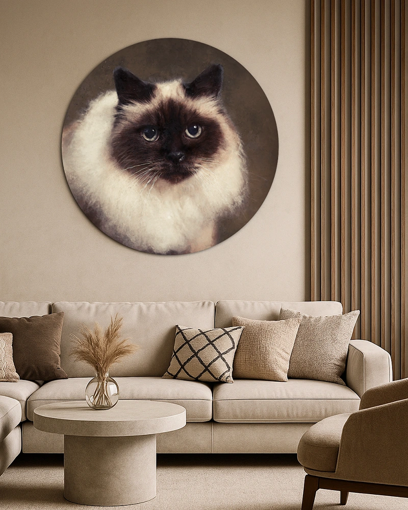 Portret als herinnering aan je overleden huisdier. Kat hond paard kunstwerk