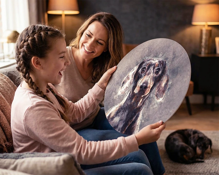 Het perfecte cadeau voor een dierenliefhebber: een dierenportret van Pets & Pictures.