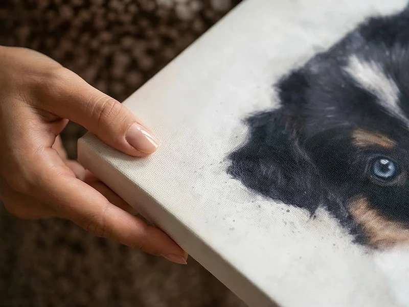 Canvas dierenportret