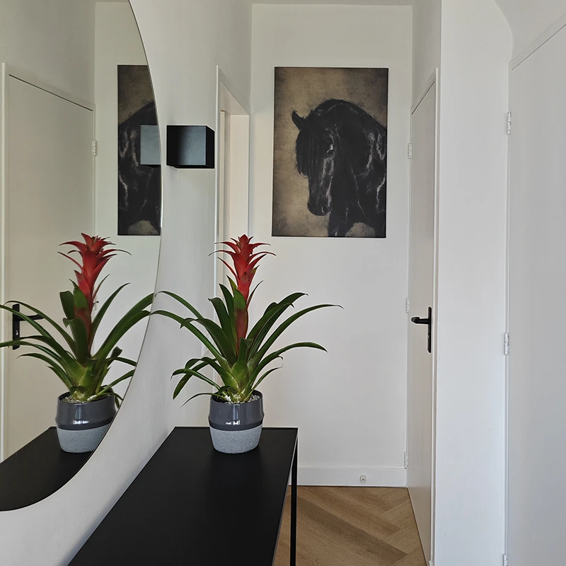 Tosca v/d B deelt haar fijne ervaring over het handgetekende watercolor paardenportret op canvas, gemaakt door Femke Puijman van Pets & Pictures