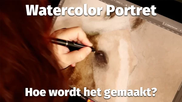 video: hoe wordt het gemaakt? Een watercolor portret door Pets & Pictures